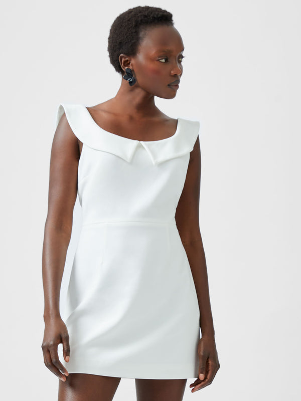 fcuk white dress French Connection It has a center back zipper and is approximately 33 inches from shoulder to hem Whisper Square Neck Long Sleeve